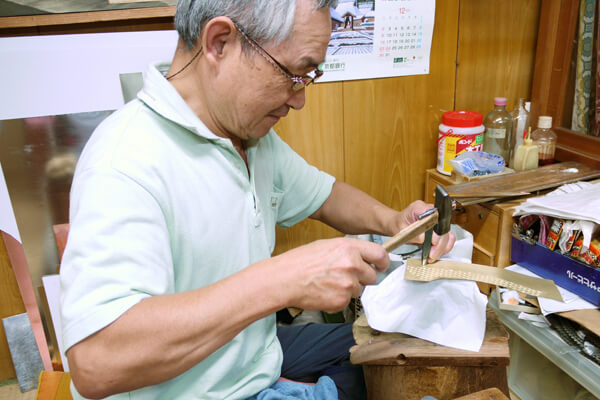 粟田口 清信 作業シーン