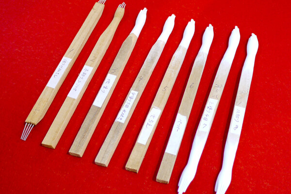 平安雛幸 作業シーン